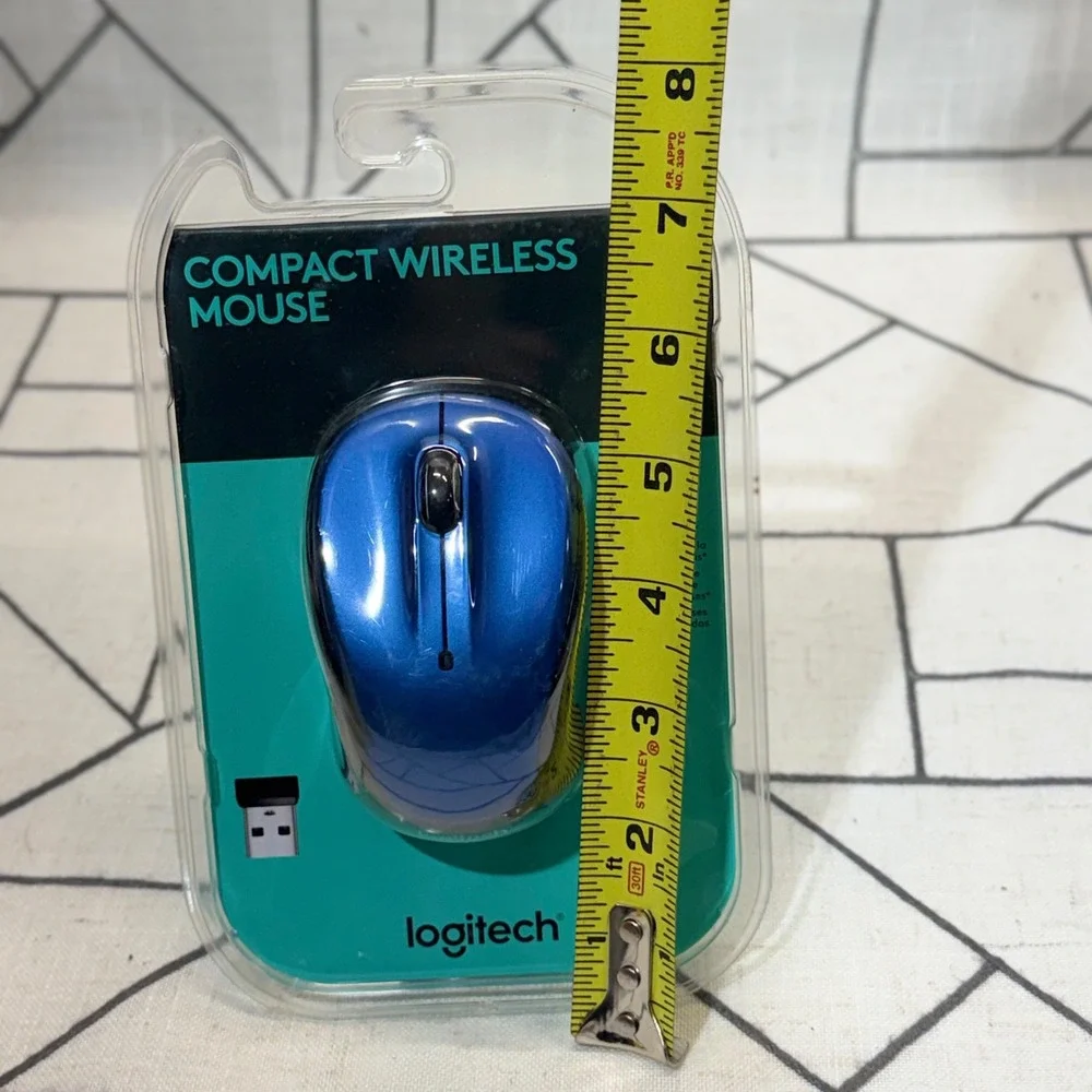 Logitech‎ Compact Wireless Mouse One Size Blue M317 910-005754 New